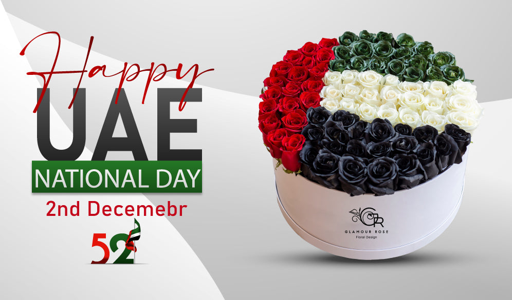 Celebrate UAE National Day with Our Flag-Themed Flower Bouquet!