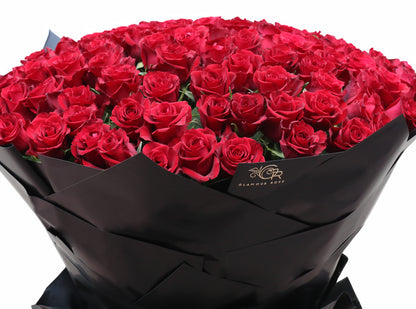 Giant Red Roses Bouquet