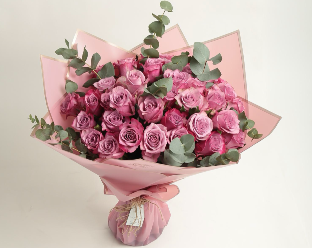 Bella Rosa Bouquet | Buy Handmade Purple Rose Bouquet Online | Glamour Rose