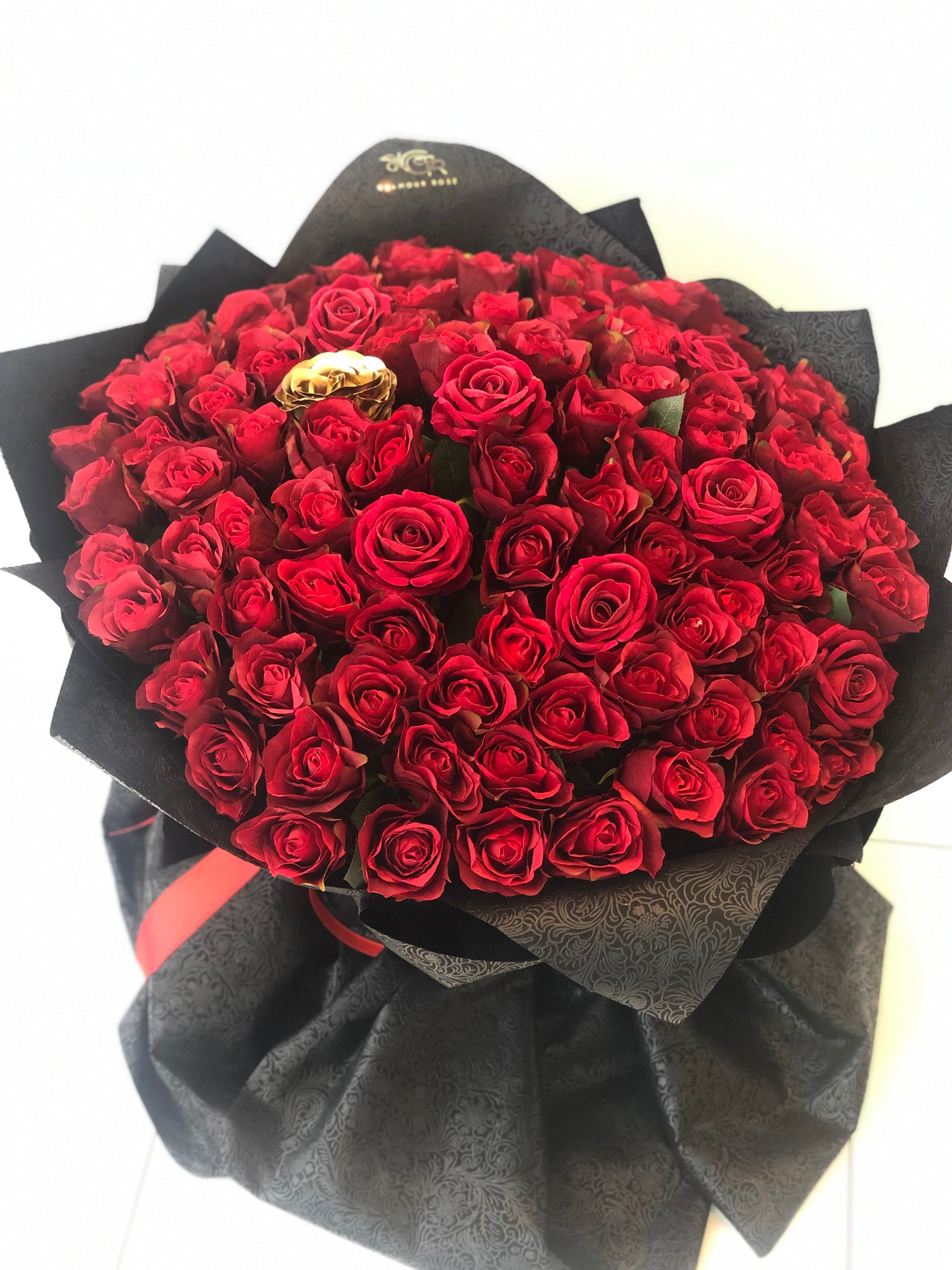 Valentine- Giant 101 Bouquet - Glamour Rose